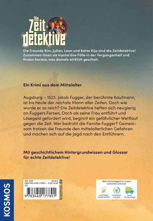 Produktbild: Die Zeitdetektive, 2, Fugger in der Falle