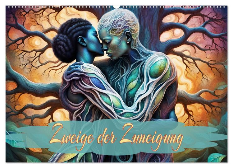 Produktbild: Zweige der Zuneigung (Wandkalender 2026 DIN A2 quer), CALVENDO Monatskalender