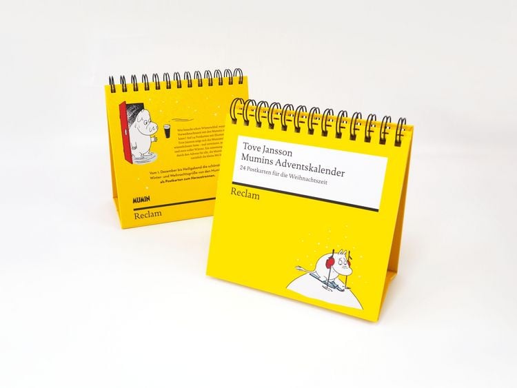 Produktbild: Mumins Adventskalender. 24 Postkarten f&uuml;r die Weihnachtszeit (Advents-Postkartenaufsteller)