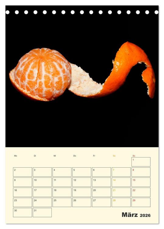 Produktbild: Allerlei Fr&uuml;chte (Tischkalender 2026 DIN A5 hoch), CALVENDO Monatskalender