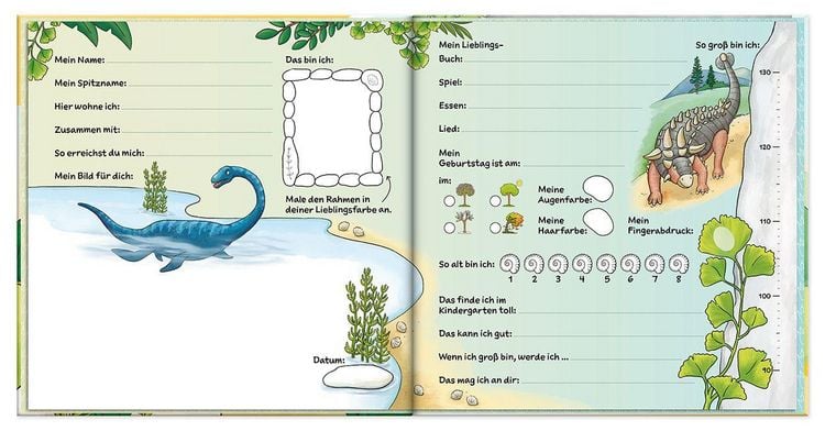 Produktbild: Mein Freundebuch Kindergarten &ndash; Dinos