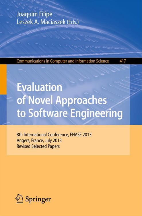 Produktbild: Evaluation of Novel Approaches to Software Engineering
