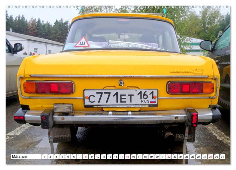 Produktbild: Sowjet-Mobile - Oldtimer der UdSSR (hochwertiger Premium Wandkalender 2026 DIN A2 quer), Kunstdruck in Hochglanz