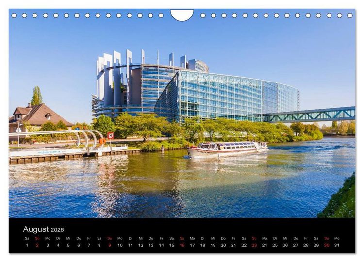 Produktbild: Stra&szlig;burg Impressionen (Wandkalender 2026 DIN A4 quer), CALVENDO Monatskalender