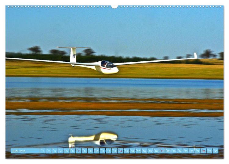 Produktbild: Segelflug - Den Traum vom Fliegen erf&uuml;llen (hochwertiger Premium Wandkalender 2026 DIN A2 quer), Kunstdruck in Hochglanz