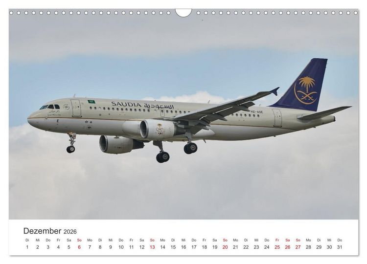 Produktbild: Frankfurt Airport - EDDF (Wandkalender 2026 DIN A3 quer), CALVENDO Monatskalender