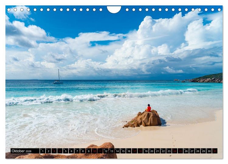Produktbild: Seychellen - Das wahre Paradies (Wandkalender 2026 DIN A4 quer), CALVENDO Monatskalender
