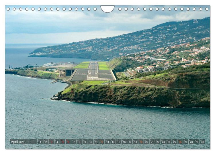 Produktbild: Flugbilder 2026 (Wandkalender 2026 DIN A4 quer), CALVENDO Monatskalender