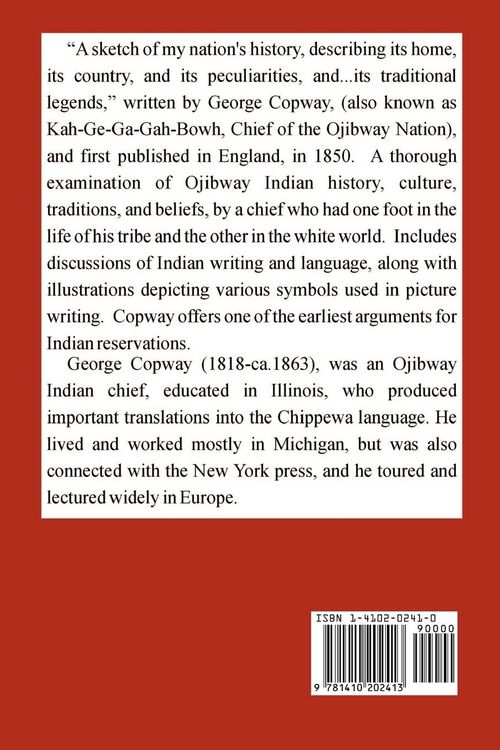 Produktbild: The Traditional History and Characteristic Sketches of the Ojibway Nation