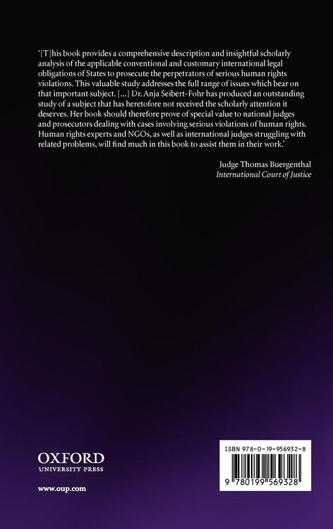 Produktbild: Prosecuting Serious Human Rights Violations