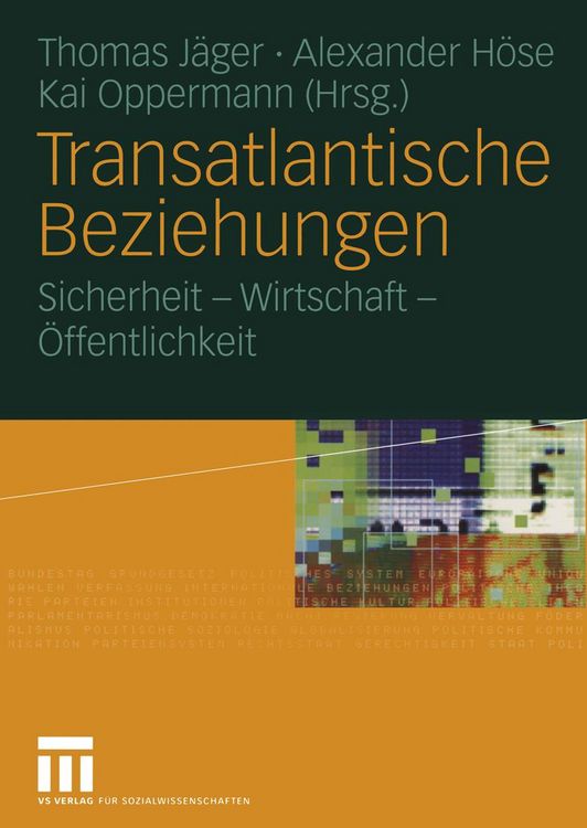 Produktbild: Transatlantische Beziehungen