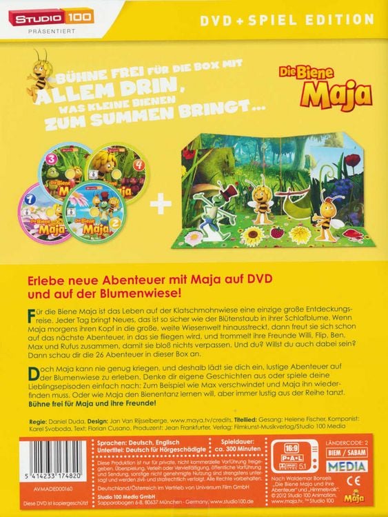 Produktbild: Die Biene Maja Special DVD-Spiel-Box (2013) - DVD 1 - 4