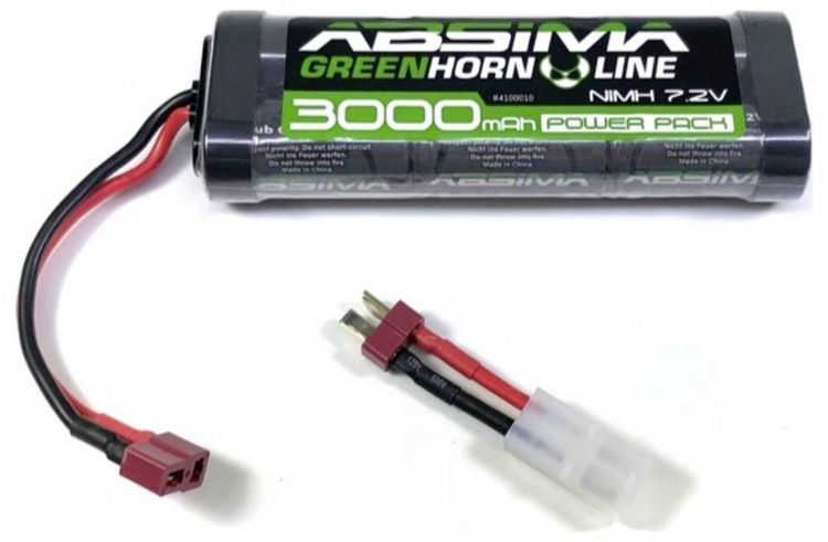 Produktbild: Absima Modellbau-Akkupack (NiMh) 7.2V 3000 mAh Softcase Tamiya