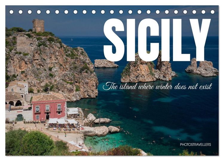 Produktbild: Sicily - The island where winter does not exist (Desk Calendar 2026 DIN A5 landscape), CALVENDO 12 Month DeskCalendar