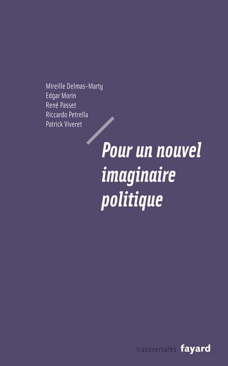 Produktbild: Pour un nouvel imaginaire politique