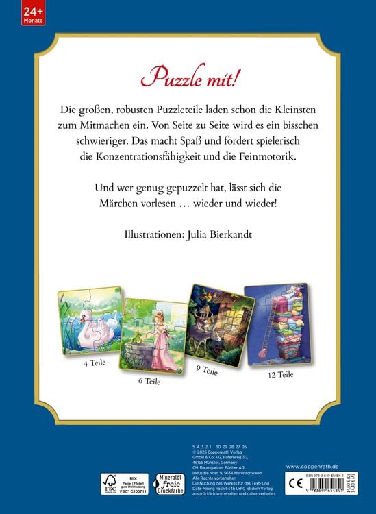 Produktbild: Mein erstes M&auml;rchen-Puzzlebuch