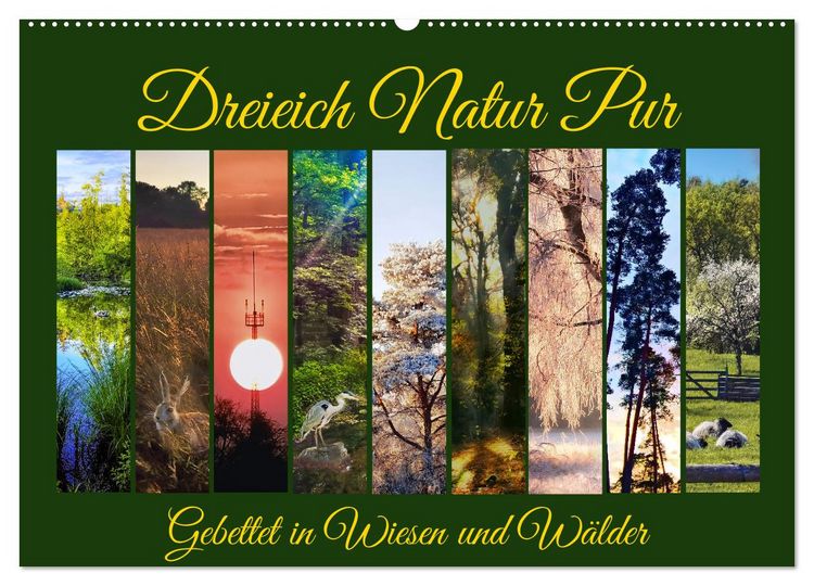Produktbild: Dreieich Natur Pur (Wandkalender 2026 DIN A2 quer), CALVENDO Monatskalender