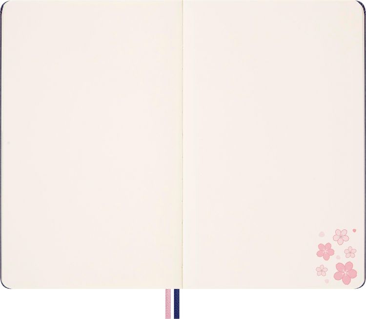 Produktbild: Moleskine Sakura Notizbuch limitierte Ausgabe, L/A5, fester Einband, blanko, ohne Box