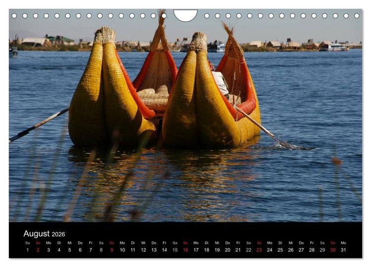 Produktbild: Peru &ndash; unterwegs (Wandkalender 2026 DIN A4 quer), CALVENDO Monatskalender
