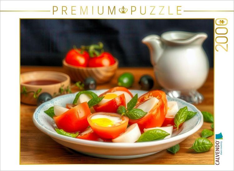 Produktbild: CALVENDO Puzzle Wo Oliven fl&uuml;stern und Kr&auml;uter tanzen. | 2000 Teile Lege-Gr&ouml;&szlig;e 90x67cm Foto-Puzzle f&uuml;r gl&uuml;ckliche Stunden