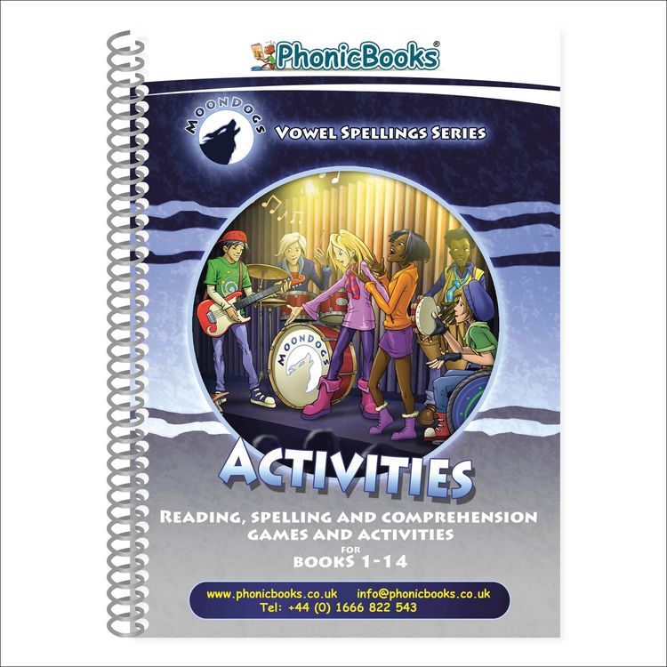 Produktbild: Phonic Books Moon Dogs Set 3 Vowel Spellings Activities