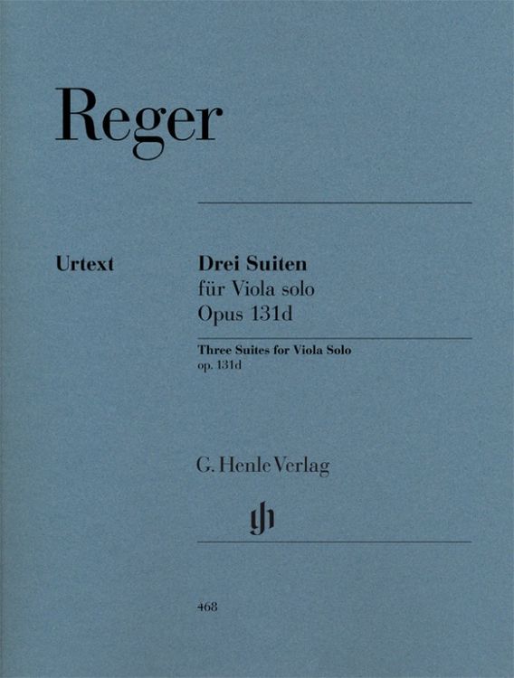Bild vom Artikel Max Reger - Drei Suiten op. 131d für Viola solo vom Autor Max Reger