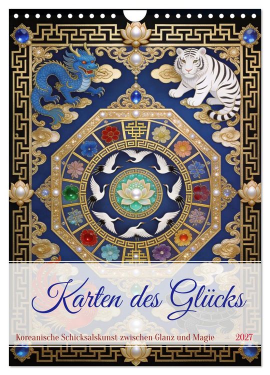 Produktbild: Karten des Gl&uuml;cks (Wandkalender 2027 DIN A4 hoch), CALVENDO Monatskalender