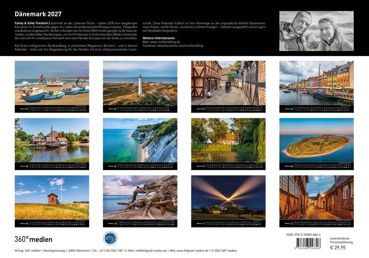Produktbild: D&auml;nemark Premiumkalender 2027