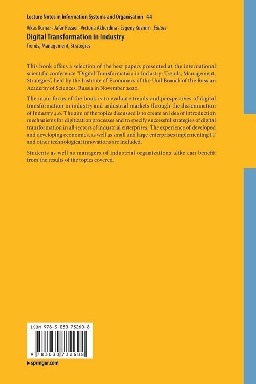 Produktbild: Digital Transformation in Industry