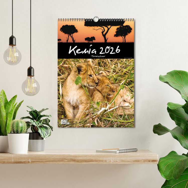 Produktbild: Kenia &ndash; Terminplaner (Wandkalender 2026 DIN A3 hoch), CALVENDO Monatskalender