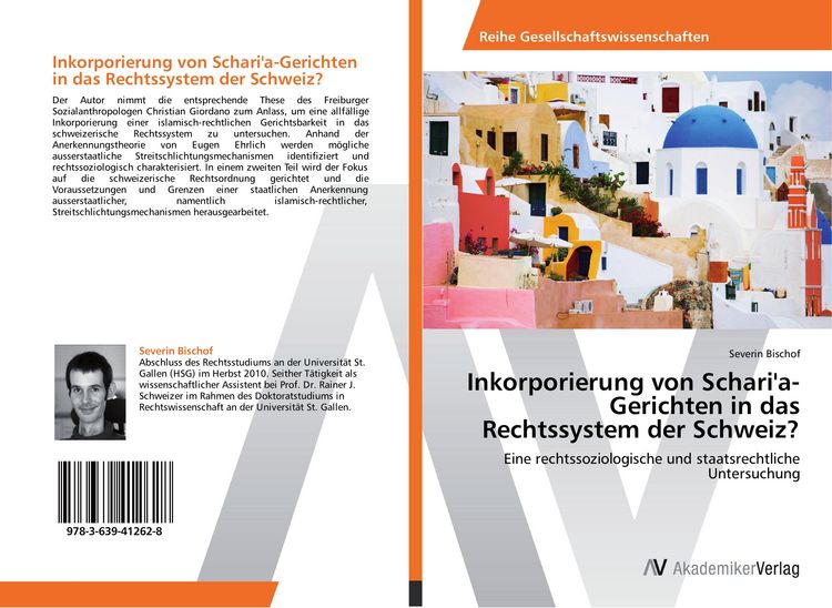 Produktbild: Inkorporierung von Schari'a-Gerichten in das Rechtssystem der Schweiz?