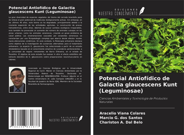 Produktbild: Potencial Antiof&iacute;dico de Galactia glaucescens Kunt (Leguminosae)