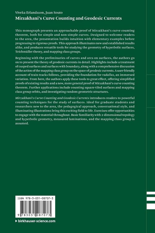 Produktbild: Mirzakhani&rsquo;s Curve Counting and Geodesic Currents