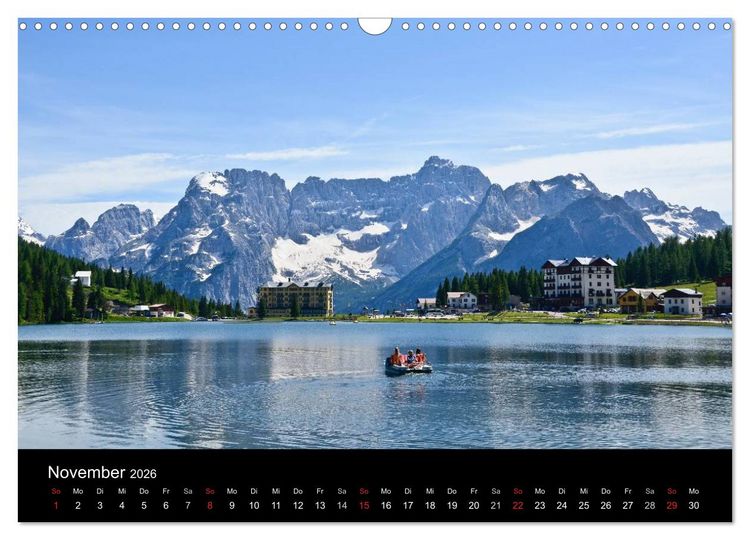 Produktbild: Seen im Gebirge (Wandkalender 2026 DIN A3 quer), CALVENDO Monatskalender