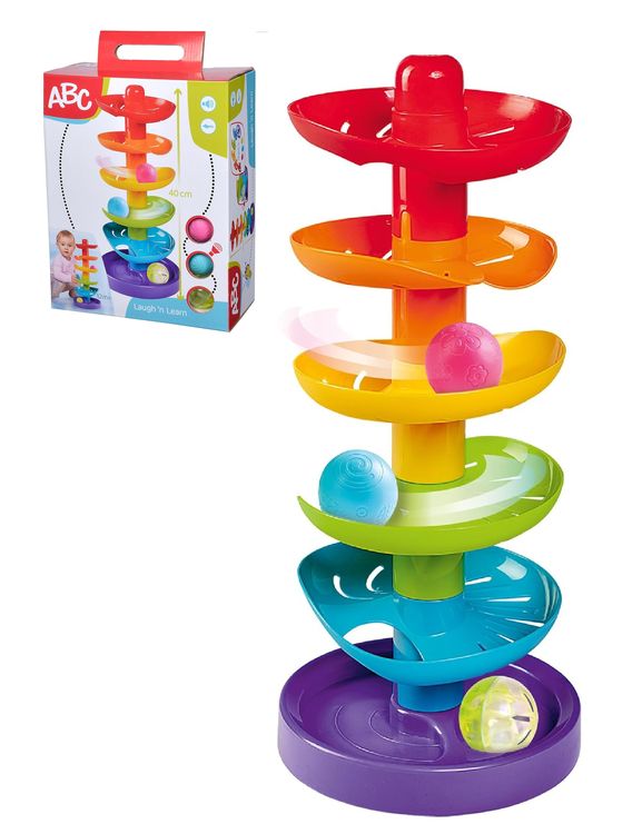 Produktbild: Simba 104010053 - ABC Regenbogen Kugelturm, Kugelbahn, Höhe: 40 cm
