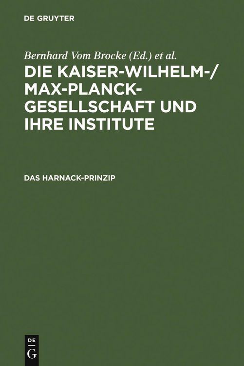 Produktbild: Das Harnack-Prinzip
