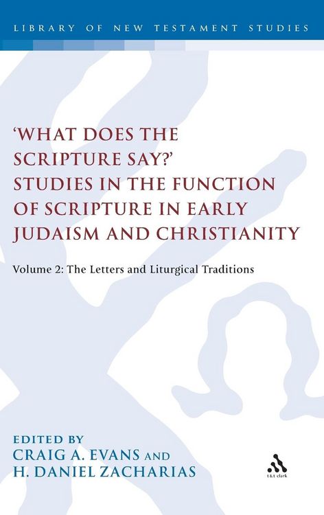 Produktbild: 'What Does the Scripture Say?' Studies in the Function of Scripture in Early Judaism and Christianity