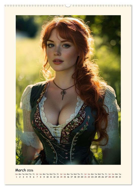 Produktbild: Tradition and Temptation (Wall Calendar 2026 DIN A2 portrait), CALVENDO 12 Month Wall Calendar