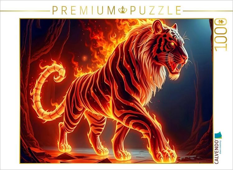 Produktbild: CALVENDO Puzzle Flammenblick | 1000 Teile Lege-Gr&ouml;&szlig;e 64x48cm Foto-Puzzle f&uuml;r gl&uuml;ckliche Stunden