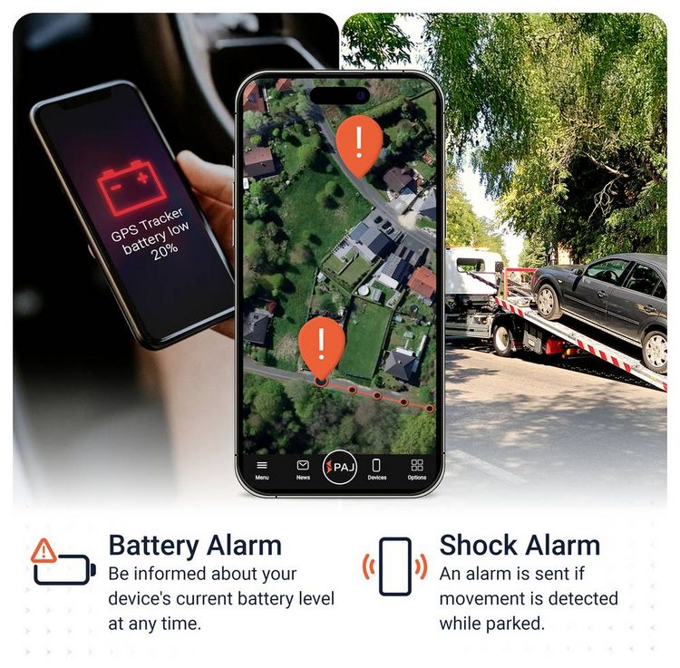 Produktbild: PAJ GPS POWER FINDER 4G GPS Tracker Fahrzeugtracker Schwarz 1St.