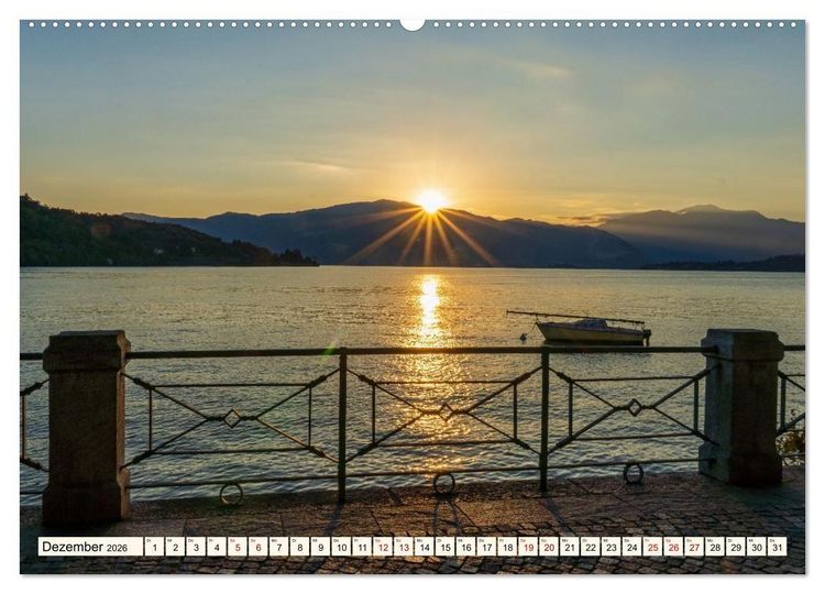 Produktbild: Lago Maggiore - Traumorte am See (hochwertiger Premium Wandkalender 2026 DIN A2 quer), Kunstdruck in Hochglanz
