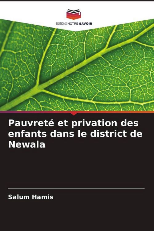 Produktbild: Pauvret&eacute; et privation des enfants dans le district de Newala
