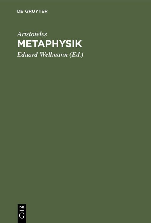 Produktbild: Metaphysik