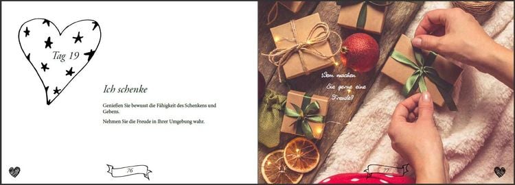 Produktbild: Mein Achtsamkeit Adventskalender - F&uuml;r mich und Menschen, die ich gerne mag