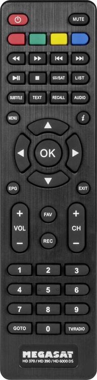 Produktbild: MegaSat HD 390 DVB-S2 Receiver Front-USB Anzahl Tuner: 1