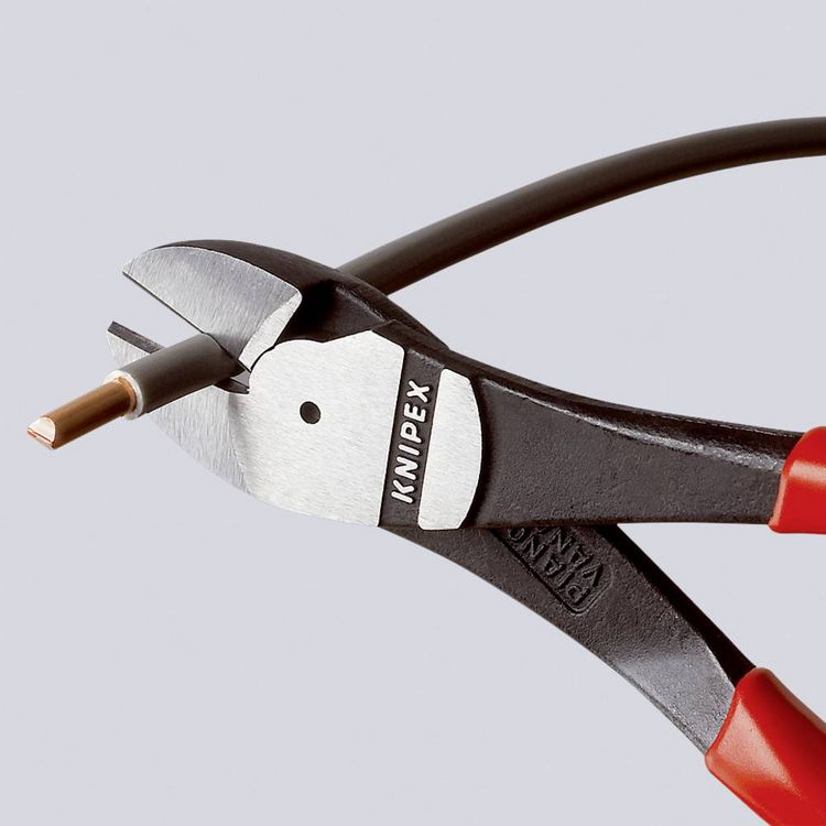 Produktbild: Knipex 74 01 250 Werkstatt Kraft-Seitenschneider mit Facette 250mm