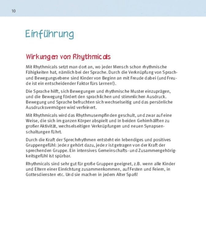 Produktbild: Das Rhythmical-Buch, m. Audio-CD