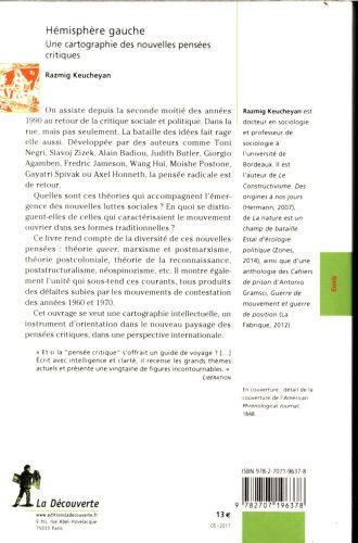 Produktbild: H&eacute;misph&egrave;re gauche : une cartographie des nouvelles pens&eacute;es critiques