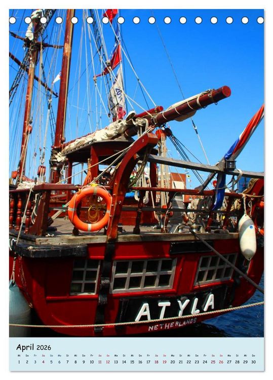 Produktbild: Sail - Impressionen aus Bremerhaven (Tischkalender 2026 DIN A5 hoch), CALVENDO Monatskalender