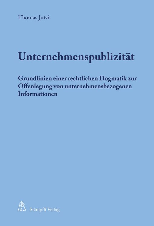 Produktbild: Unternehmenspublizit&auml;t